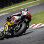 ALNE Lederkombi Reparatur Stutz Motorradrennen
