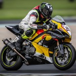 ALNE Lederkombi Reparatur Stutz Motorradrennen