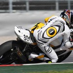 Motorrad Rennkombi Custom Beschriftung und Patches