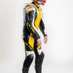 Motorradbekleidung nach Maß Modell Hellracer gelb ALNE Leder