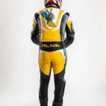 Motorradbekleidung nach Maß Modell Hellracer gelb ALNE Leder