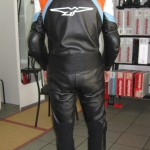 Motorrad Lederkombi Gulf Design