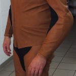 ALNE Lederkombi Retro 1000 braun Känguruleder