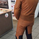 ALNE Lederkombi Retro 1000 braun Känguruleder