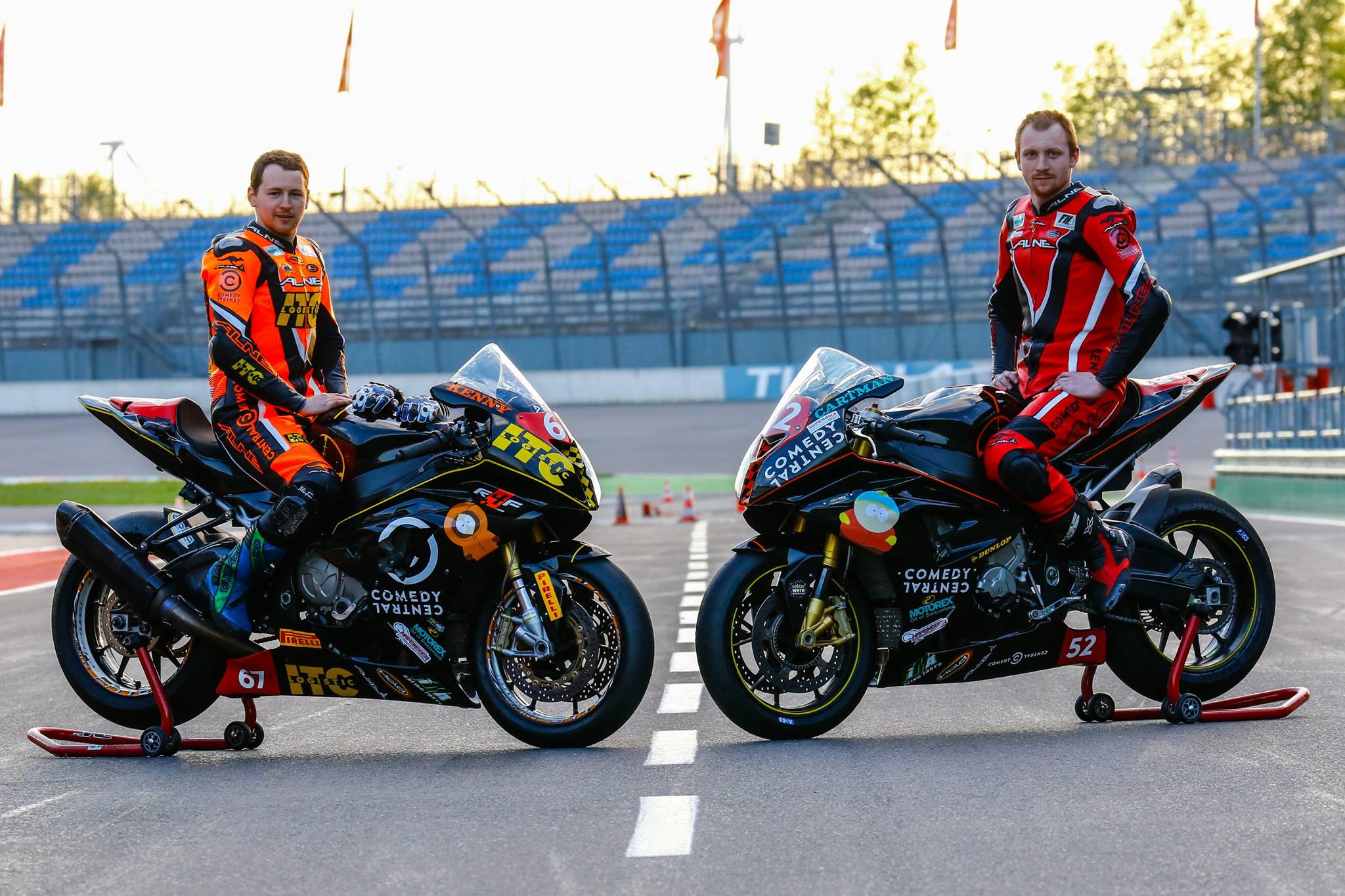 Motorrad Rennkombi IDM ALNE