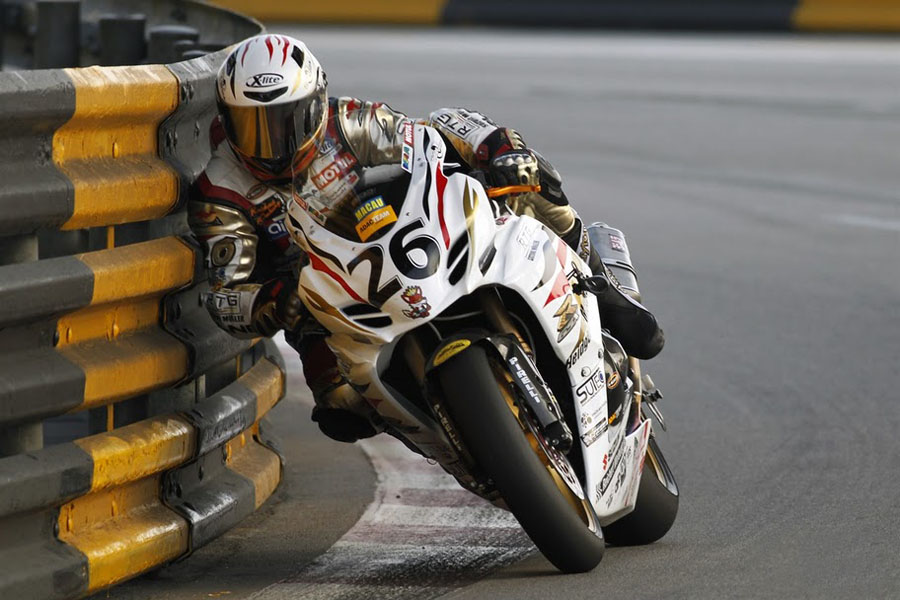 Macau GP Didier Grams ALNE Lederkombi