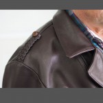ALNE - hot-rod-leathers Veteran Lederjacke bordeaux nach Maß