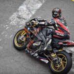 Lederkombi Custom Beschriftung und Patches ALNE Didier Grams Macau Grand Prix