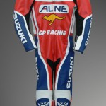 Lederkombi Custom Beschriftung und Patches ALNE