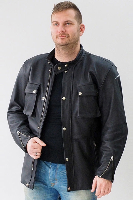 ALNE - hot-rod-leathers Old English Longjacket-Leder Motorradjacke Maßanfertigung
