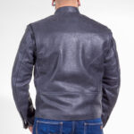 ALNE - hot-rod-leathers Nashville-Rind Lederjacke grau Maßanfertigung