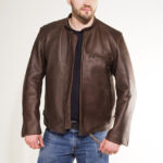ALNE - hot-rod-leathers Nashville-Rind Lederjacke braun maß­ge­fer­tigt