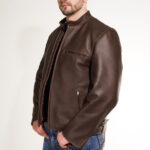 ALNE - hot-rod-leathers Nashville-Rind Lederjacke braun maß­ge­fer­tigt
