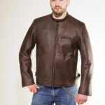 ALNE - hot-rod-leathers Nashville-Rind Lederjacke braun maß­ge­fer­tigt