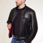 ALNE - hot-rod-leathers Nashville-Rind Lederjacke schwarz Maßanfertigung