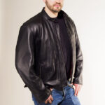 ALNE - hot-rod-leathers Nashville-Rind Lederjacke schwarz Maßanfertigung