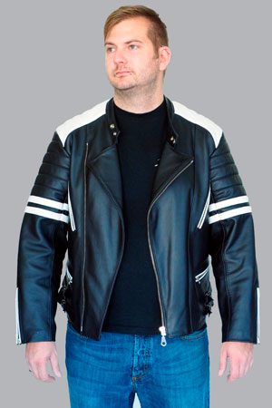 ALNE - hot-rod-leathers Leon-Leder Motorradjacke Maßanfertigung
