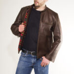 ALNE - hot-rod-leathers Nashville-Rind Lederjacke braun maß­ge­fer­tigt