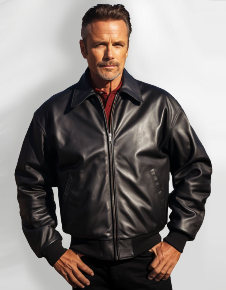 ALNE - hot-rod-leathers Flieger-Lederjacke nach Maß