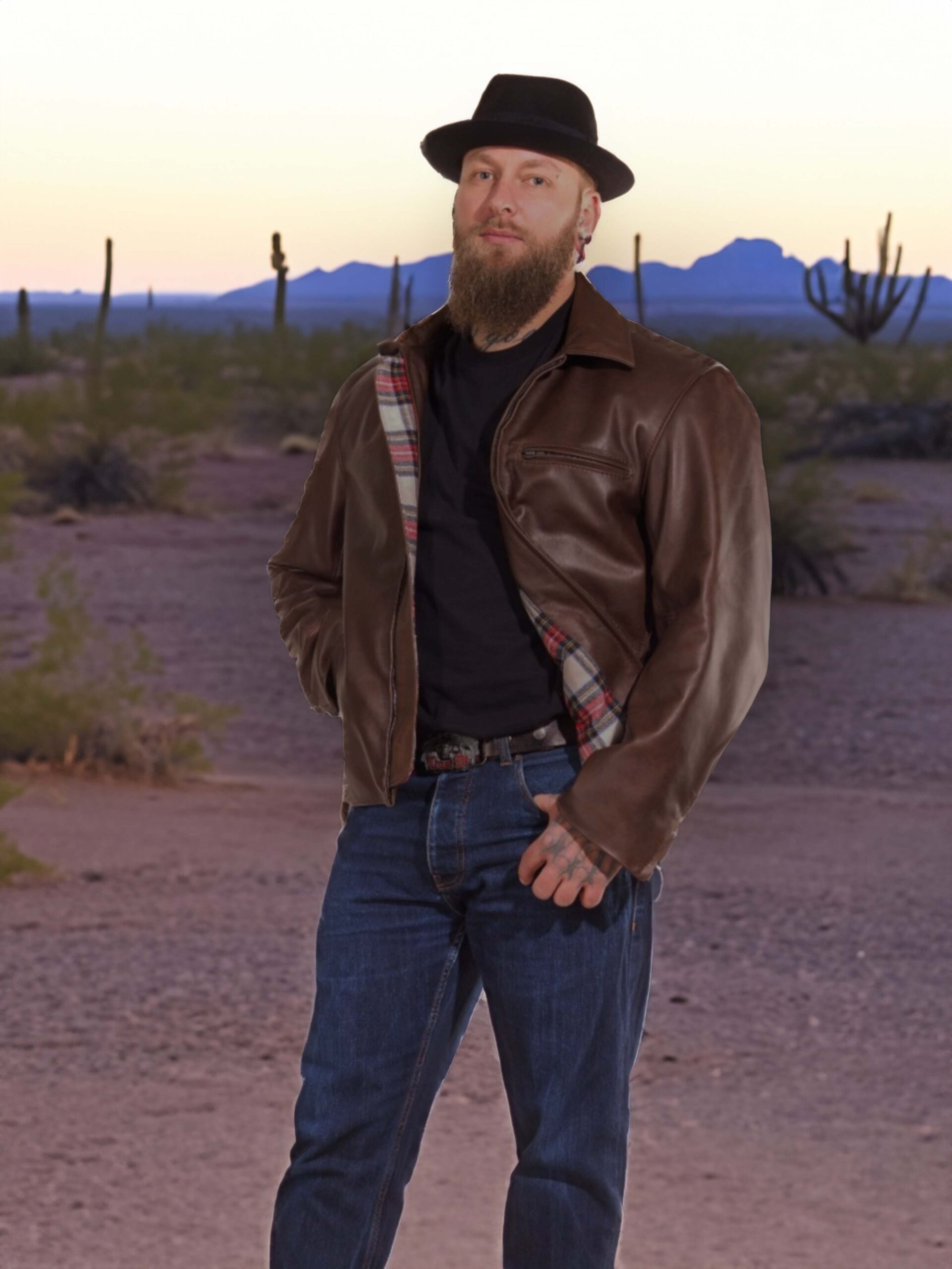 ALNE - hot-rod-leathers Reno Lederjacke braun nach Maß Rossnappa