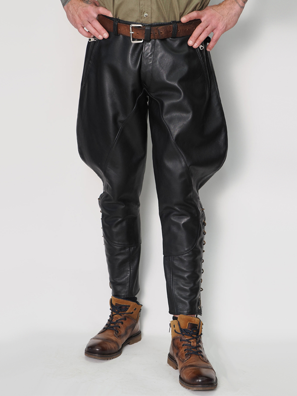 ALNE - hot-rod-leathers Vintage Breeches Reit-Lederhose nach Maß