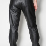ALNE Lederjeans loose fit Rindleder schwarz Maßanfertigung