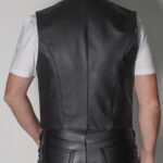 ALNE - hot-rod-leathers klassische Lederweste nach Maß