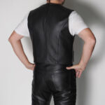ALNE - hot-rod-leathers klassische Lederweste nach Maß