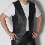 ALNE - hot-rod-leathers klassische Lederweste nach Maß