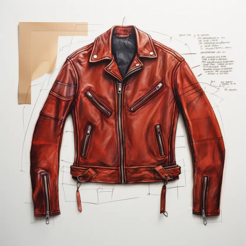 Yps7846_technical_sketch_of_leatherjacket_9af2b851-251d-4099-8463-6a5d4e5d4b76 ALNE Lederbekleidung GmbH hot-rod-leathers Designer Konzept Lederjacken