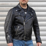 ALNE - hot-rod-leathers Rocker Lederjacke nach Maß black