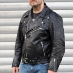 ALNE - hot-rod-leathers Rocker Lederjacke nach Maß black