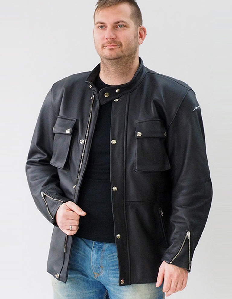ALNE - hot-rod-leathers Old English Longjacket-Leder Motorradjacke Maßanfertigung
