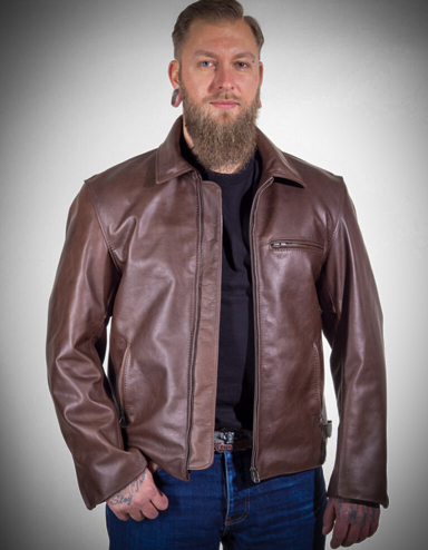 ALNE - hot-rod-leathers Reno Klassic Lederjacke Rossleder