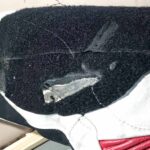 Reparatur Lederkombi Knie Klett bei ALNE