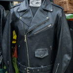 ALNE - hot-rod-leathers Rocker Lederjacke in matter Ausführung